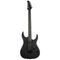 Spira Guitars S-400 MBK Roasted Poplar Electric Guitar, Roasted Maple, Ebony Tech FB - Satin Black
